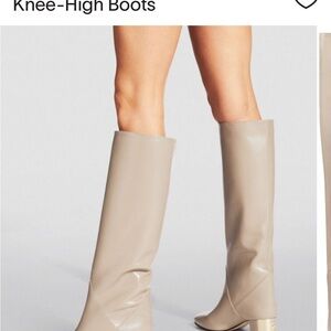 Elegant Tan Knee-High Boots